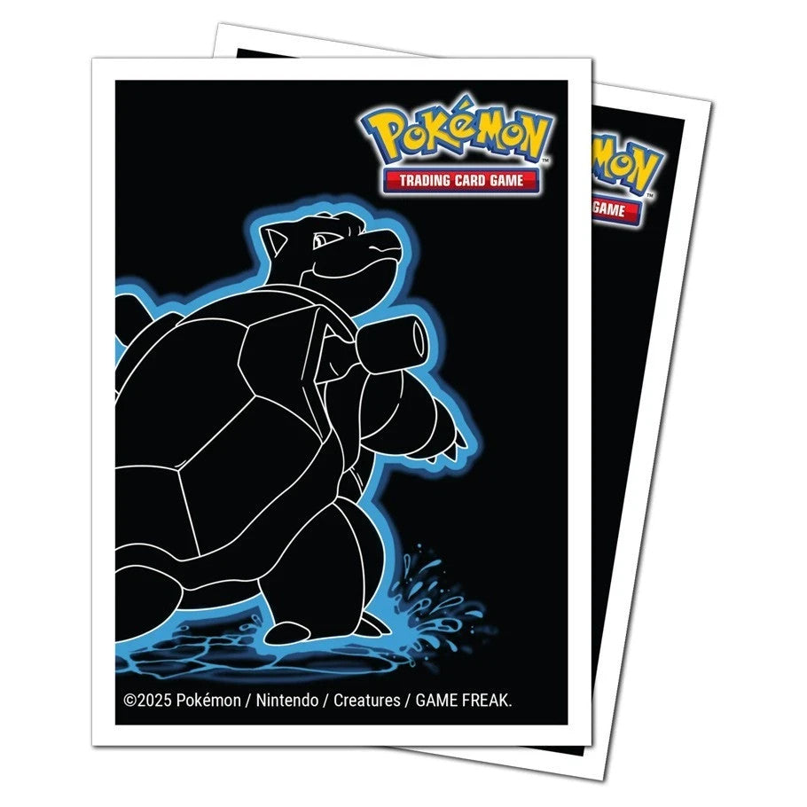 Ultra Pro Apex Sleeves Standard Pokemon Neon Kanto Blastoise 105 ct