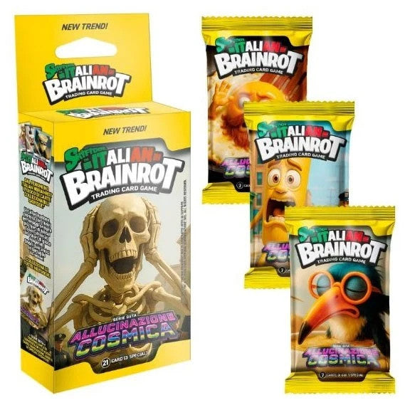 Skifidol BRAINROT Allucinazione Confezione 3 Buste (7 Carte)