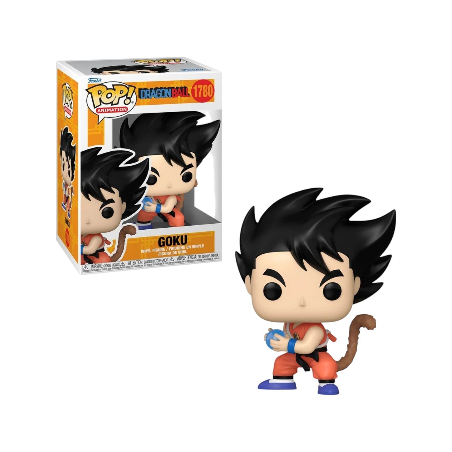 Funko Pop! Dragon Ball – Goku con Coda (Kamehameha) #1780 (Vinile 9,5 cm)