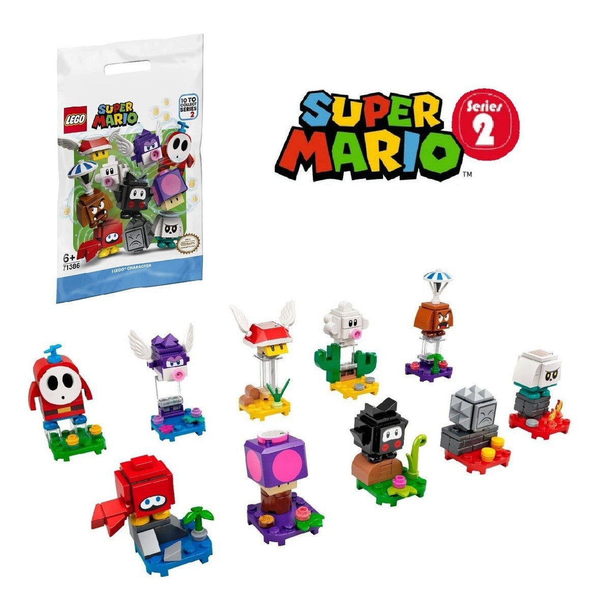 LEGO SUPER MARIO 71386 - MINIFIGURES PERSONAGGI A SORPRESA SERIE 2