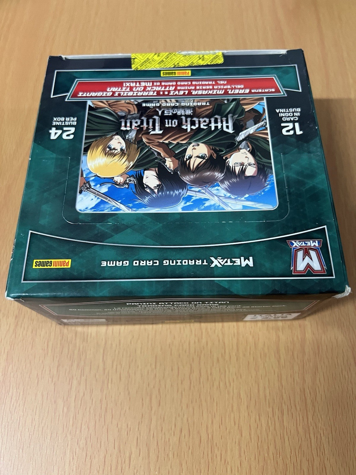 ATTACK ON TITAN / ATTACCO DEI GIGANTI CARD BOX 24 BUSTE - CARTE DA GIOCO ITA