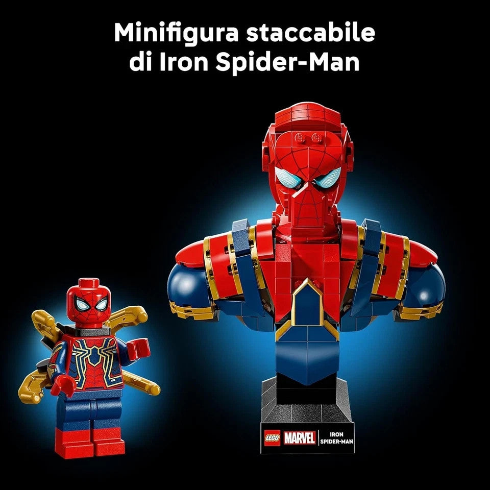 LEGO Marvel 76326 Busto di Iron Spider-Man