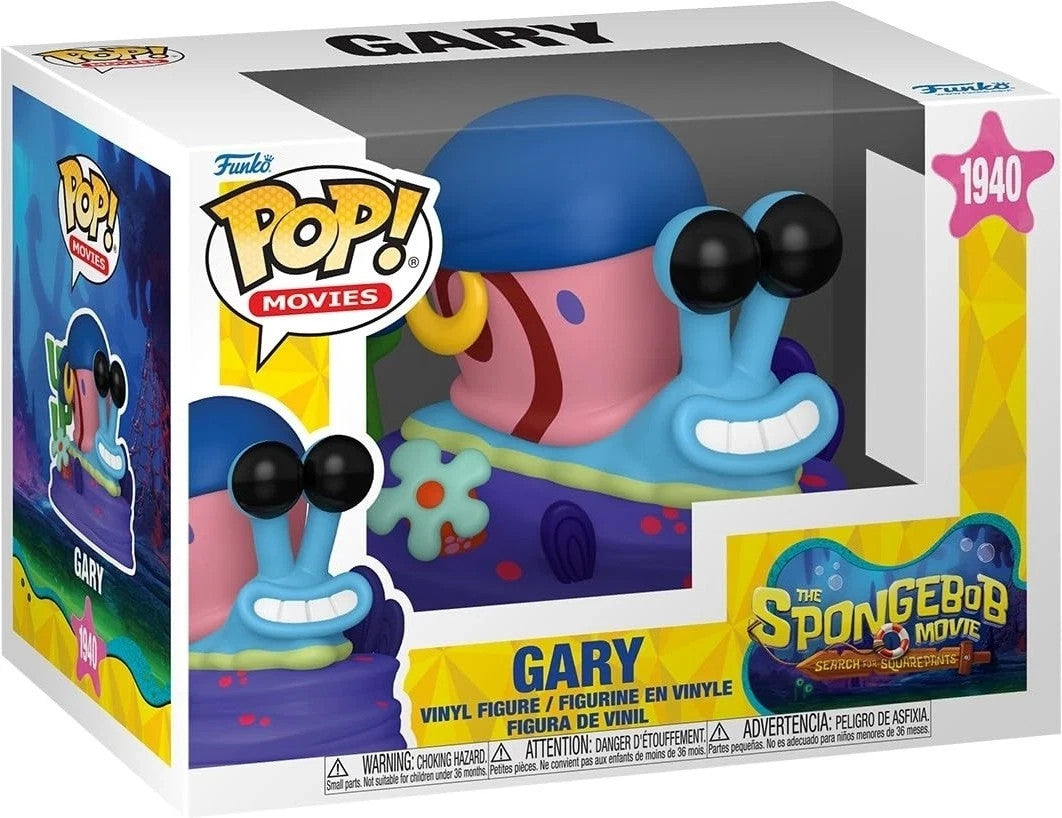 Figura - Spongebob Squarepants: Funko Pop! Movies - Gary (vinyl Figure 1940)