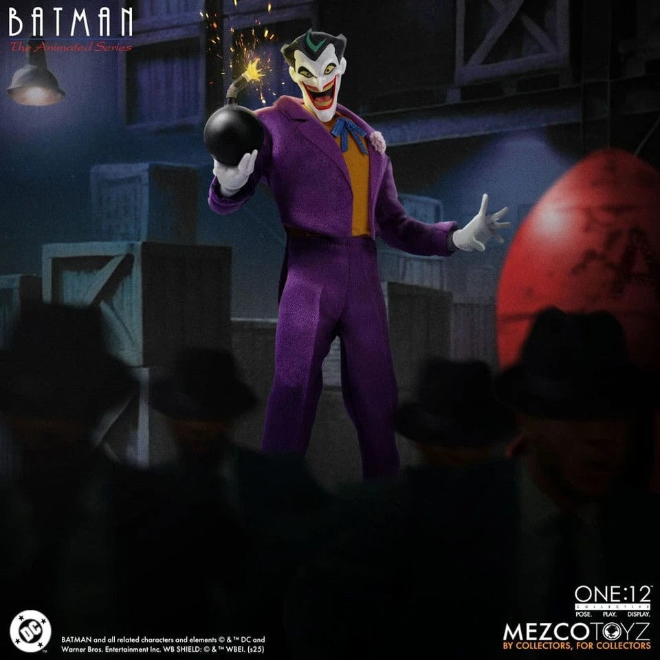 the ONE 12 COLLECTIVE: the ANIMATED SERIES – JOKER 1/12 Action Figure 17 cm