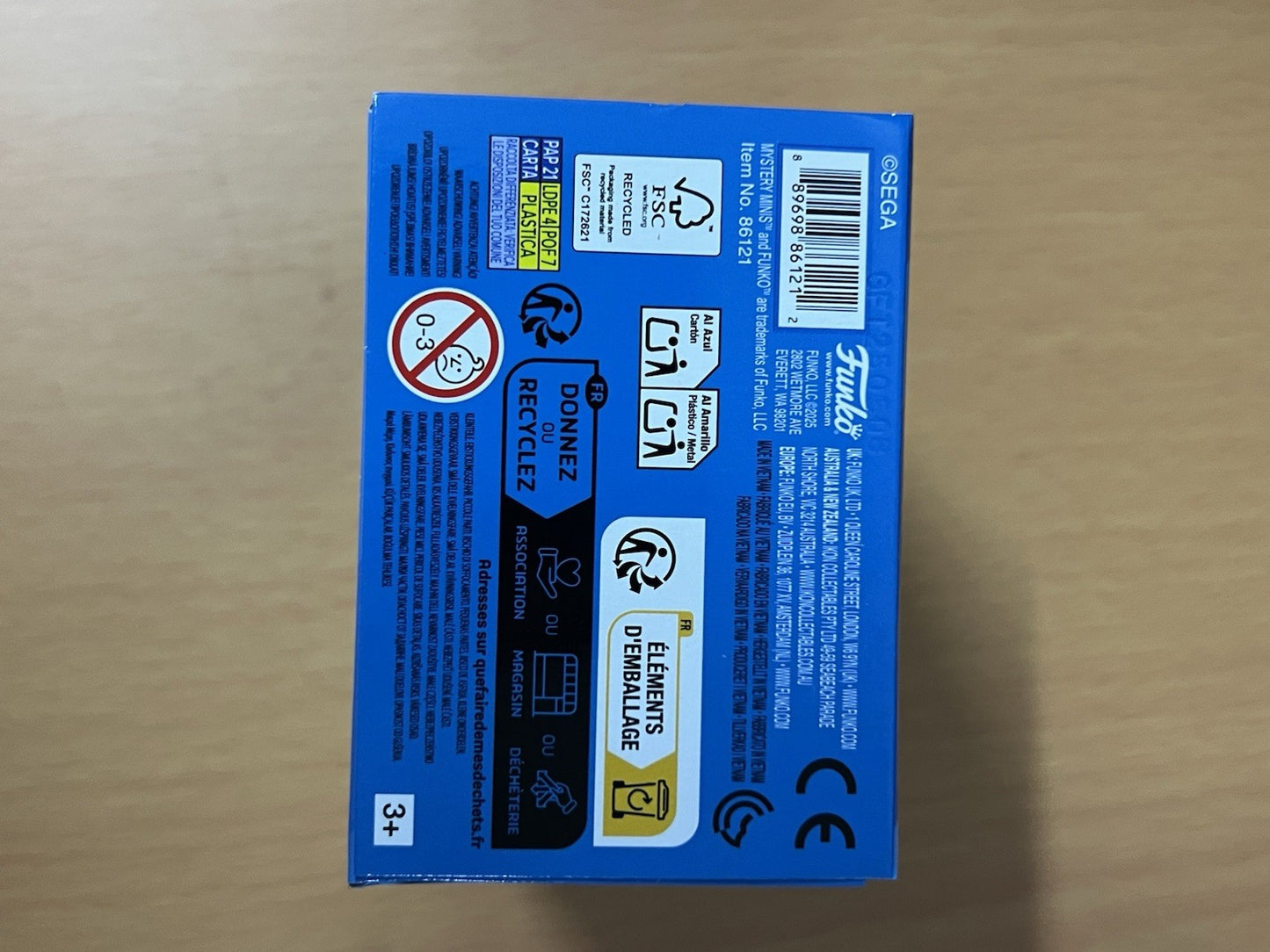 Merchandising Sonic: Funko Pop! - Mystery Minis Box Nuovo da 12 Pezzi (casuali)