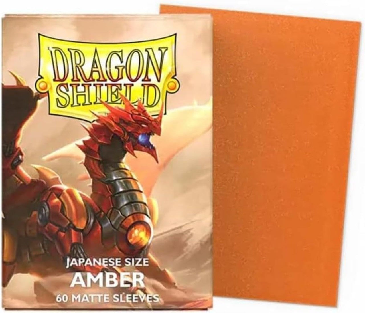 60 Bustine Dragon Shield Japanese Matte - AMBER