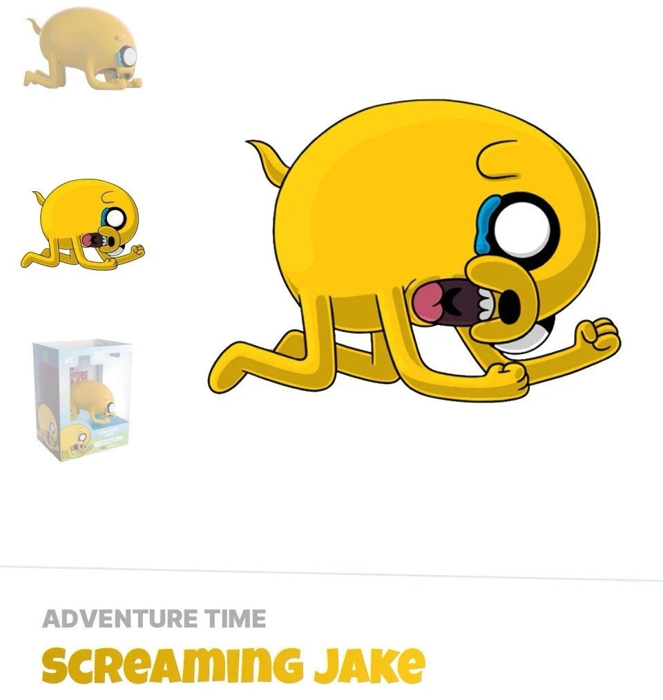Adventure Time Vinile Figura Screaming Jake 7 Cm Youtooz