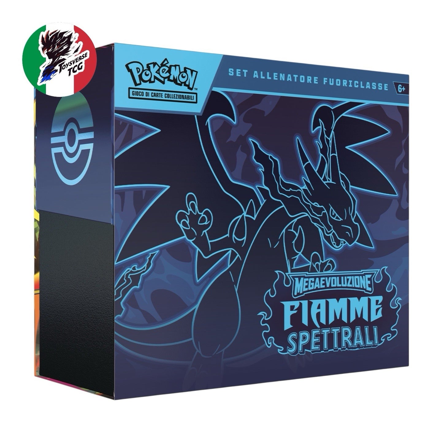 Pokemon ETB Set Allenatore Fuoriclasse Fiamme Spettrali Italiano Selaed Nuovo
