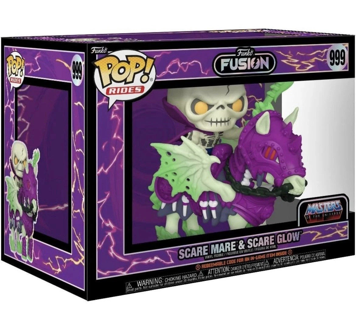 Funko POP! Rides: Fusion - Scareglow With Nyte Mare 999-Masters Of The Universe