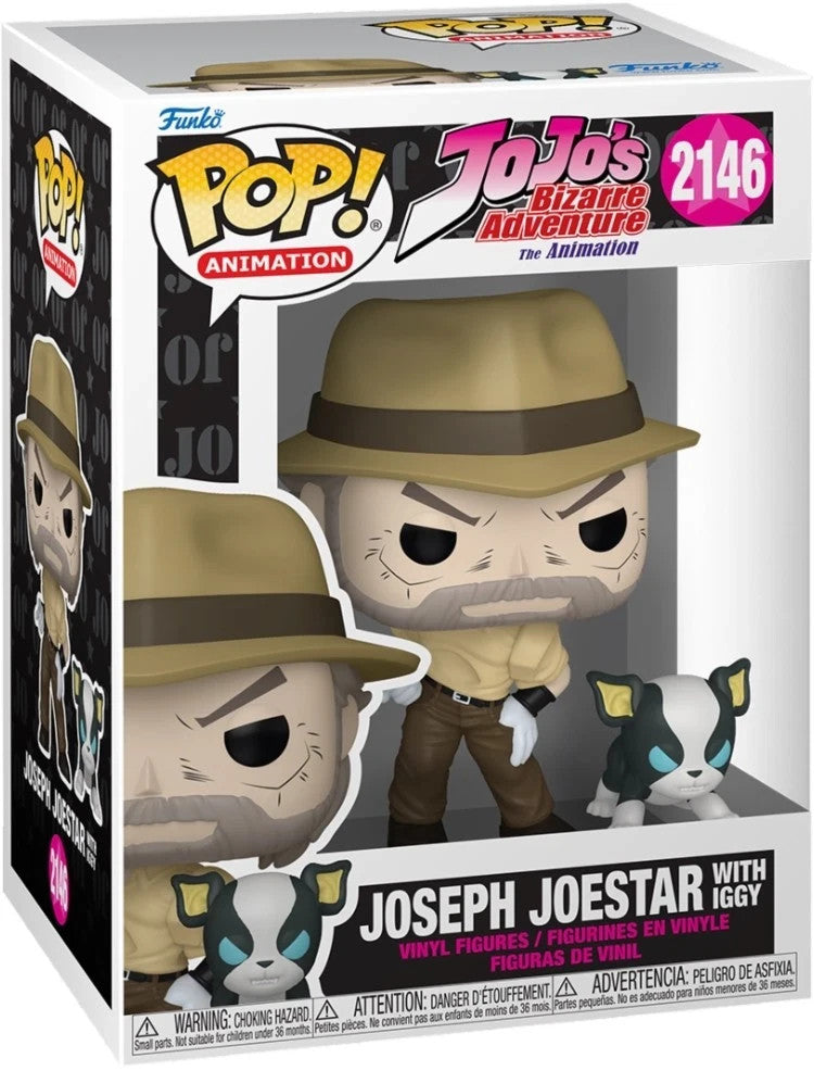 Figura - Jojo's Bizarre Adventure: Funko Pop! & Buddy - Joseph & Iggy (vinyl ...