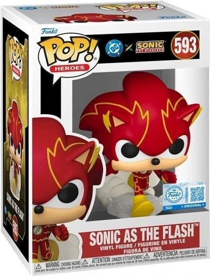 Gadget - Jla & Sonic: Funko Pop! Heroes - Sonic/Flash (Vinyl Figure 593) - Funko