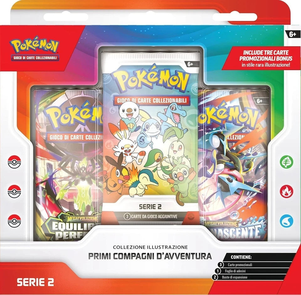Collezione Pokemon Primi Compagni d'Avventura Serie 2 - ITA Sealed
