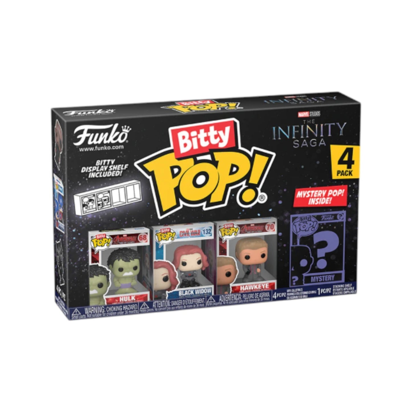 Funko Bitty Pop! Marvel Spider-Man 4PK - Mini Figure da Collezione