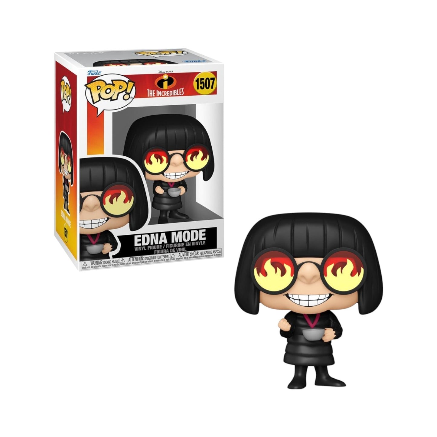 FUNKO POP ! DISNEY PIXAR THE INCREDIBLES 20th -(1507) EDNA MODE GLI INCREDIBILI