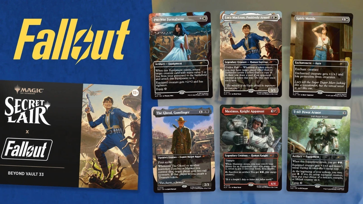 Secret Lair x Fallout®: Beyond Vault 33 | WPN in inglese