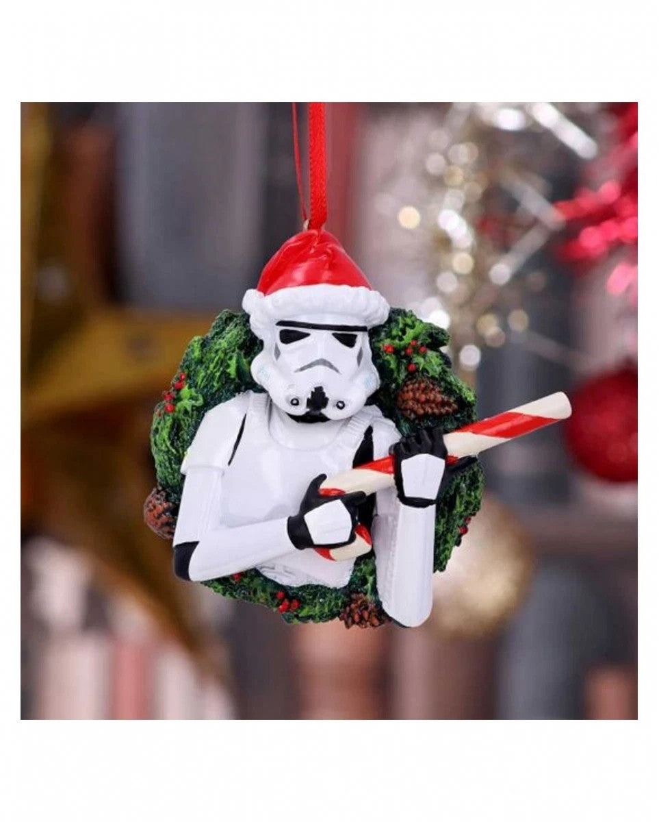 Stormtrooper con Cappello e Sacco di San Nicola Decorazione Natalizia- star wars