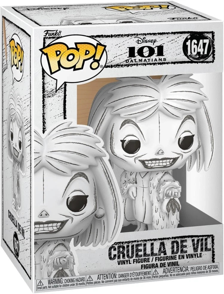 Figura - Disney: Funko Pop! - Sketched - Cruella De Vil (vinyl Figure 1647)