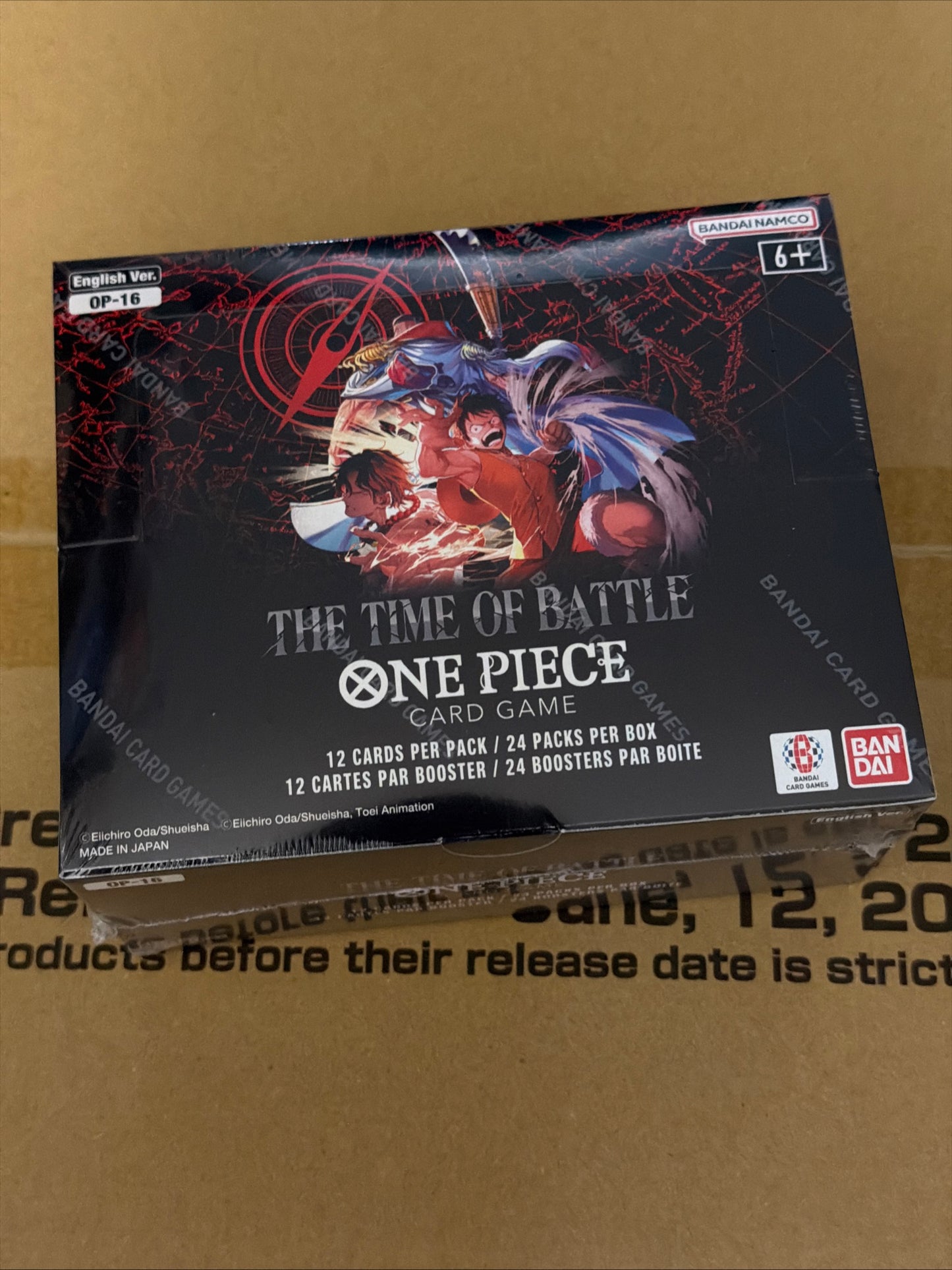 One Piece Card Game OP16 The Time of Battle Booster Box ENG