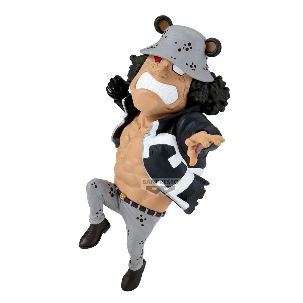 Toysverse TCG One Piece Bartholomew Kuma Mega World Collectable figure in a dynamic action pose