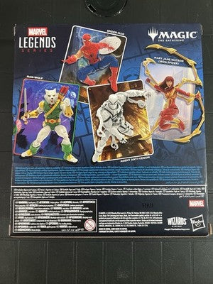 Marvel Spider-Man Magic The Gathering Man-Wolf figure 15cm Danneggiato
