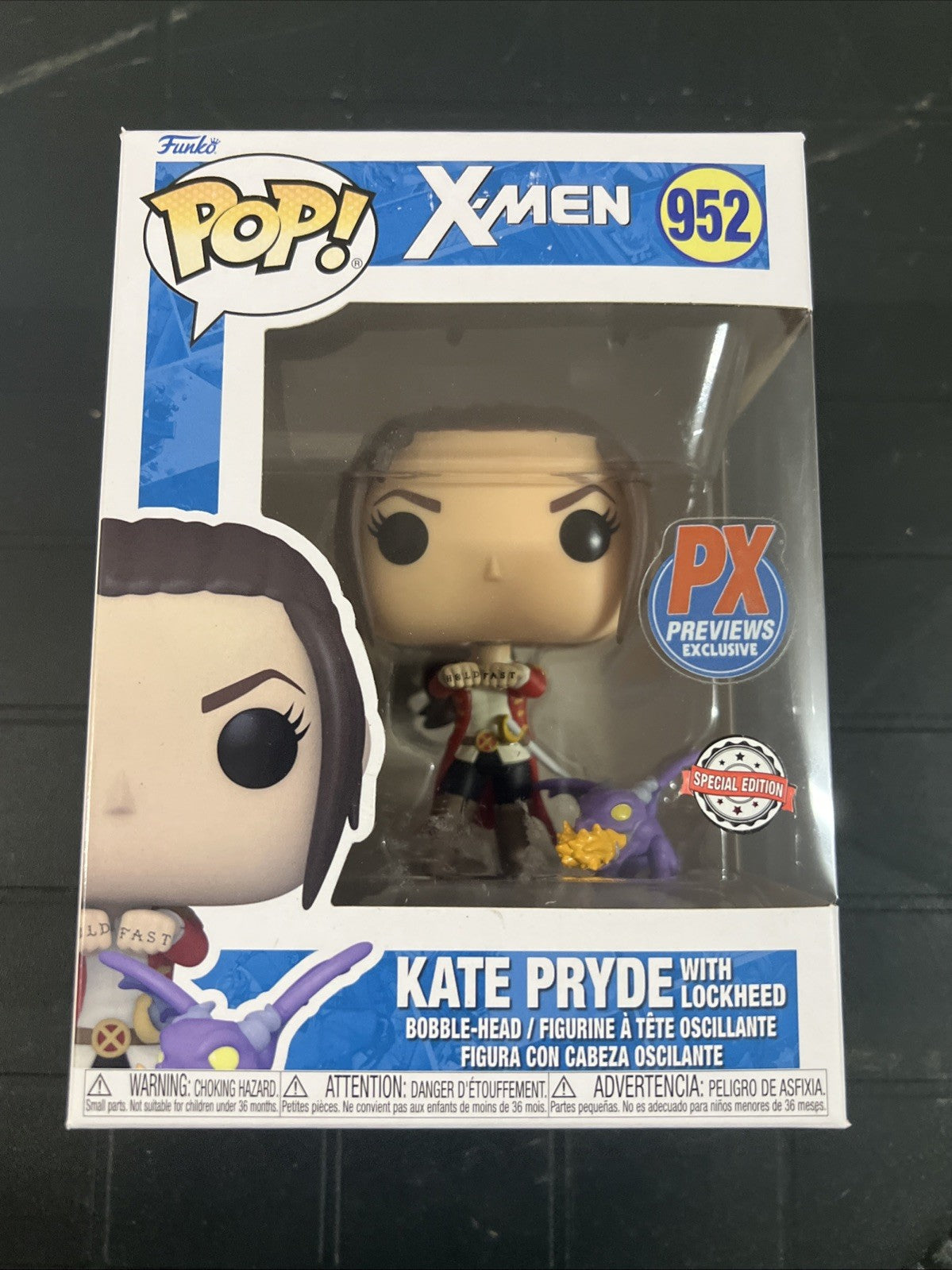 FUNKO POP- X-MEN, KATE PRYDE WITH LOCKHEED #952 ROVINATA