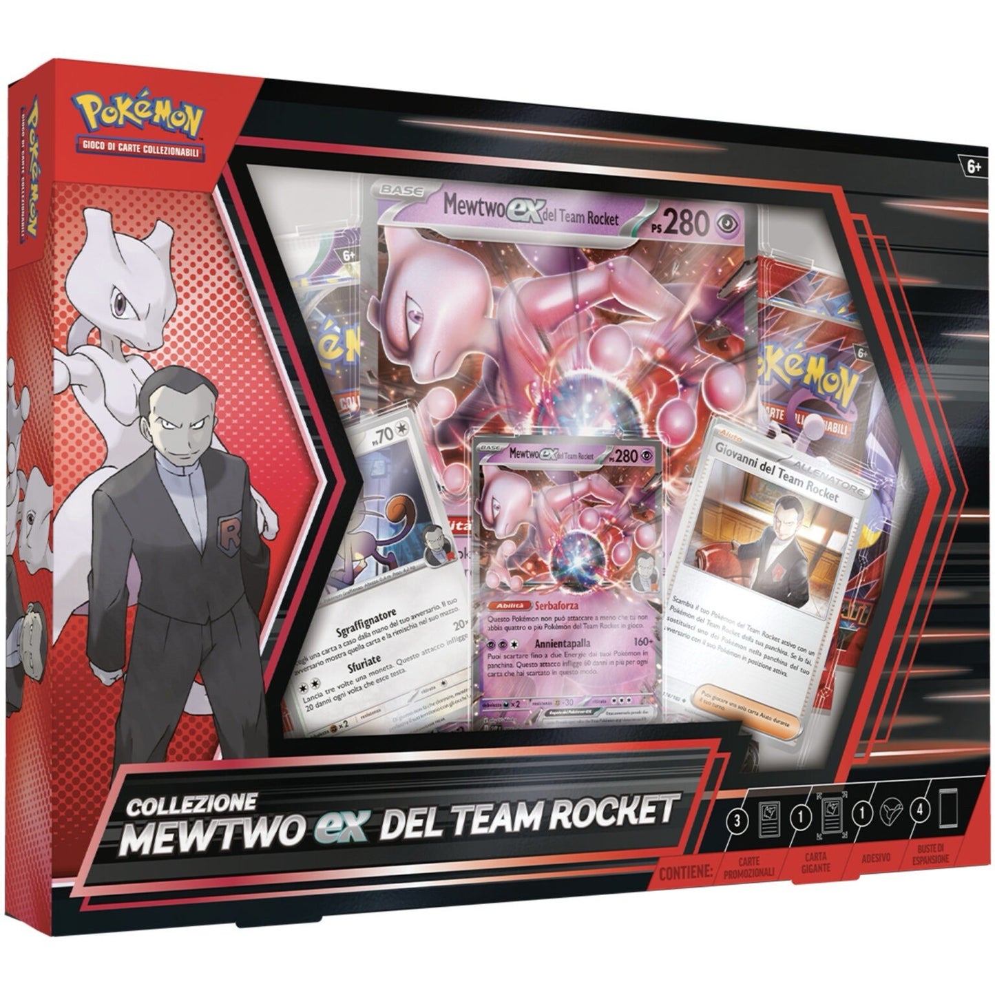 Pokemon Collezione Mewtwo Ex Del Team Rocket Italiano Rivali Predestinati Nuovo