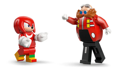 Lego Sonic The hedgehog 77005 Knuckles vs. il Mech Egg Crusher del Dr. Eggman
