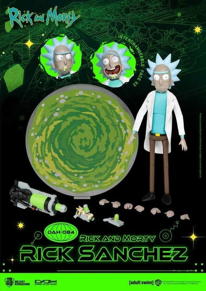 RICK & MORTY - Rick Sanchez 1/9 Dynamic 8ction Heroes Action Figure Beast Kingdo