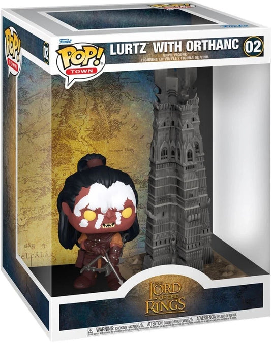 Merchandising Lord Of The Rings (The): Funko Pop! Town - Lurtz With Orthanc