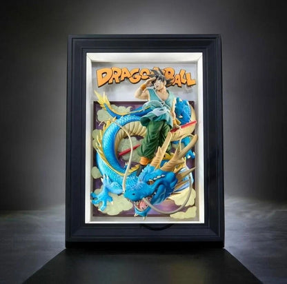 DRAGON BALL Z Tamashii Art 3D Relief Picture Son Goku & Dragon Bandai