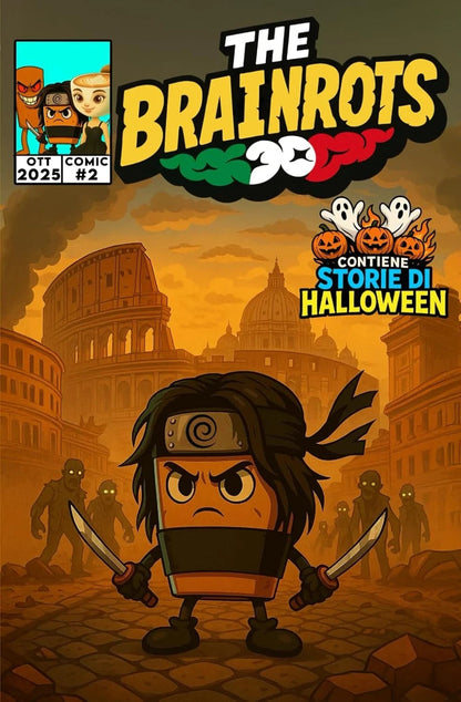 THE BRAINROTS #2 - Numero Due - Il Fumetto Ufficiale Dei Personaggi Italian Brai