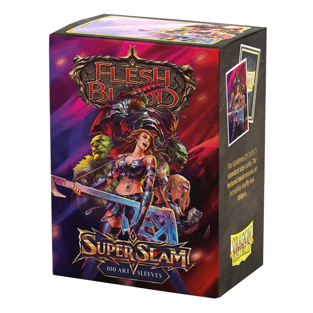 Dragon Shield Flesh and Blood License Standard Art Sleeves Super Slam 100 Sleeve