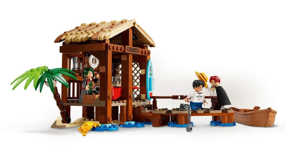 Lego One Piece 75636 La capanna del Villaggio Foosha con barca e minifigure