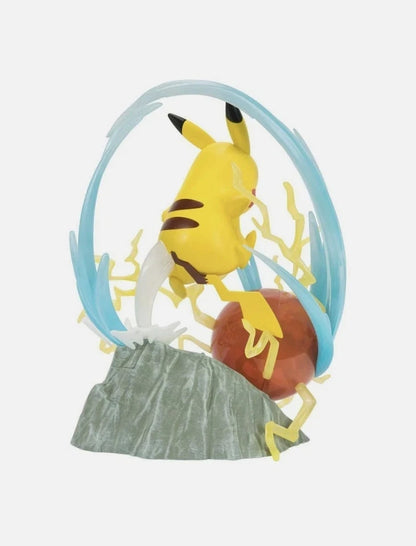 Pokemon Deluxe Statua Con Funzione Luce Pikachu Ca. 33 CM 25th Nuovo