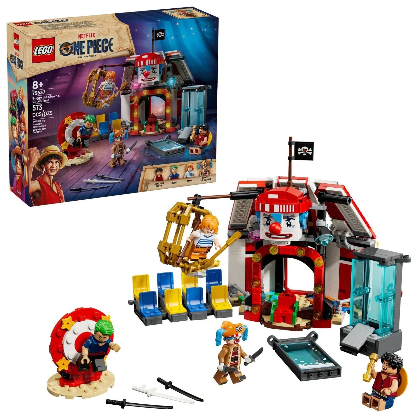LEGO 75637 - One Piece - La tenda del circo di Buggy il Clown