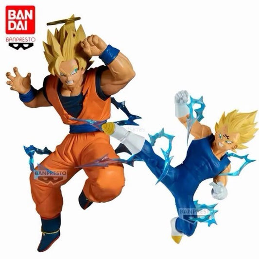 DRAGON BALL Z BUNDLE 2 STATUE GOKU SS2 VS MAJIN VEGETA BANPRESTO MATCH MAKERS
