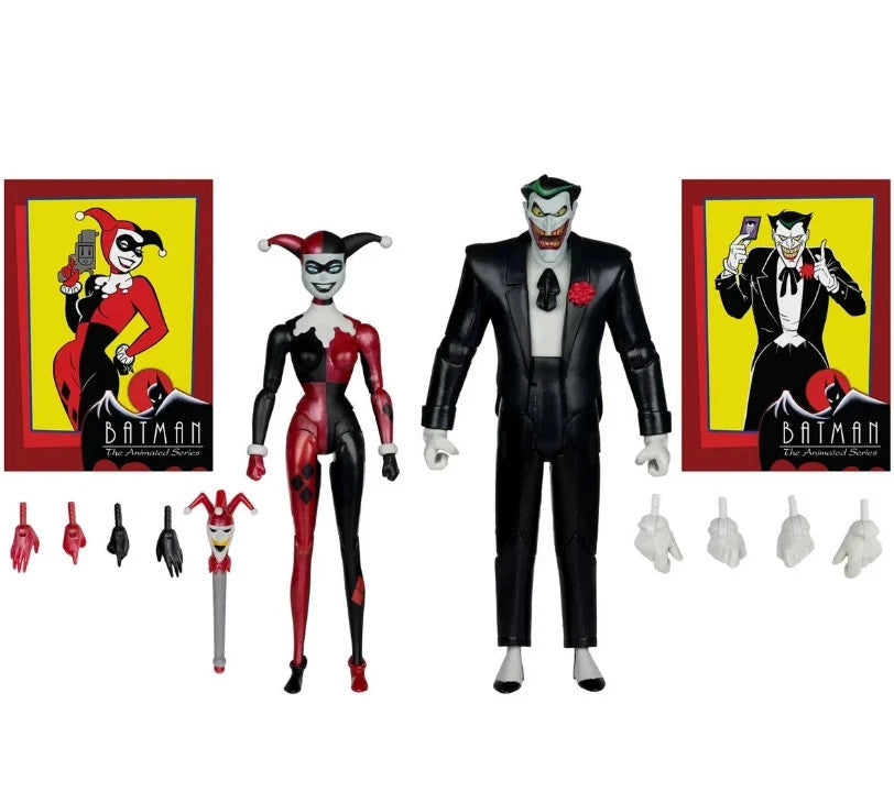 IN STOCK McFARLANE TOYS 2025 Batman Animated Comic Harley & Joker Mad Love