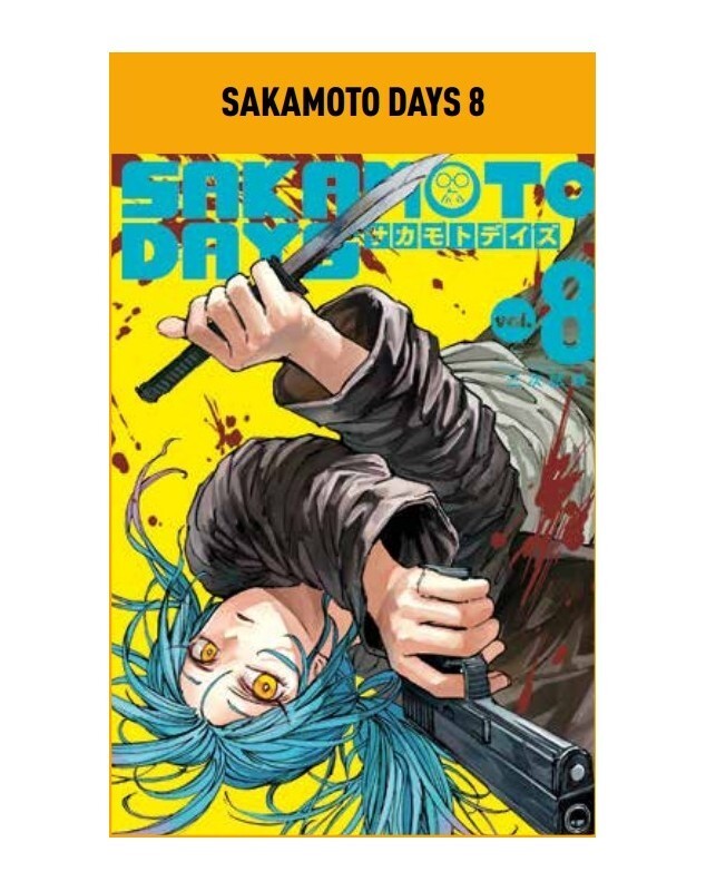 SAKAMOTO DAYS n. 8 - fumetto manga Yuto Suzuki Panini Comics ITA