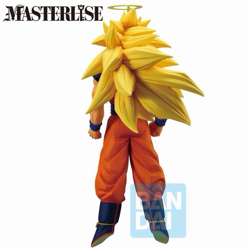DRAGON BALL Z SUPER SAIYAN 3 SON GOKU SSJ3 FIGURE ICHIBANSHO MASTERLISE 25CM NEW