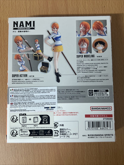 ONE PIECE: NAMI ROMANCE DAWN VERSION S.H. FIGUARTS 14 cm Action Figure BANDAI