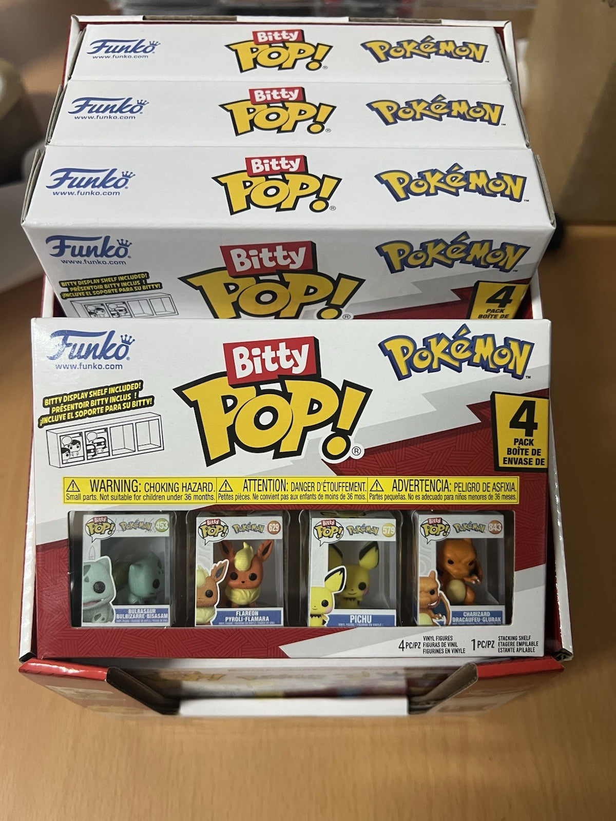 Pokémon Bitty Pop! Vinyl Figures single or complete pack