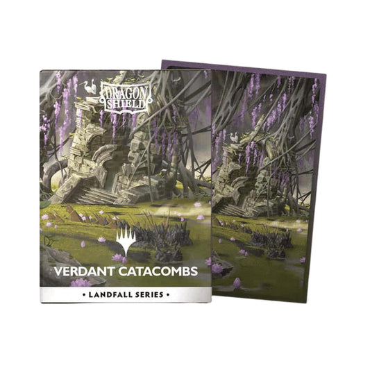 Dragon Shield Matte Landfall Series - Verdant Catacomb 100 pcs