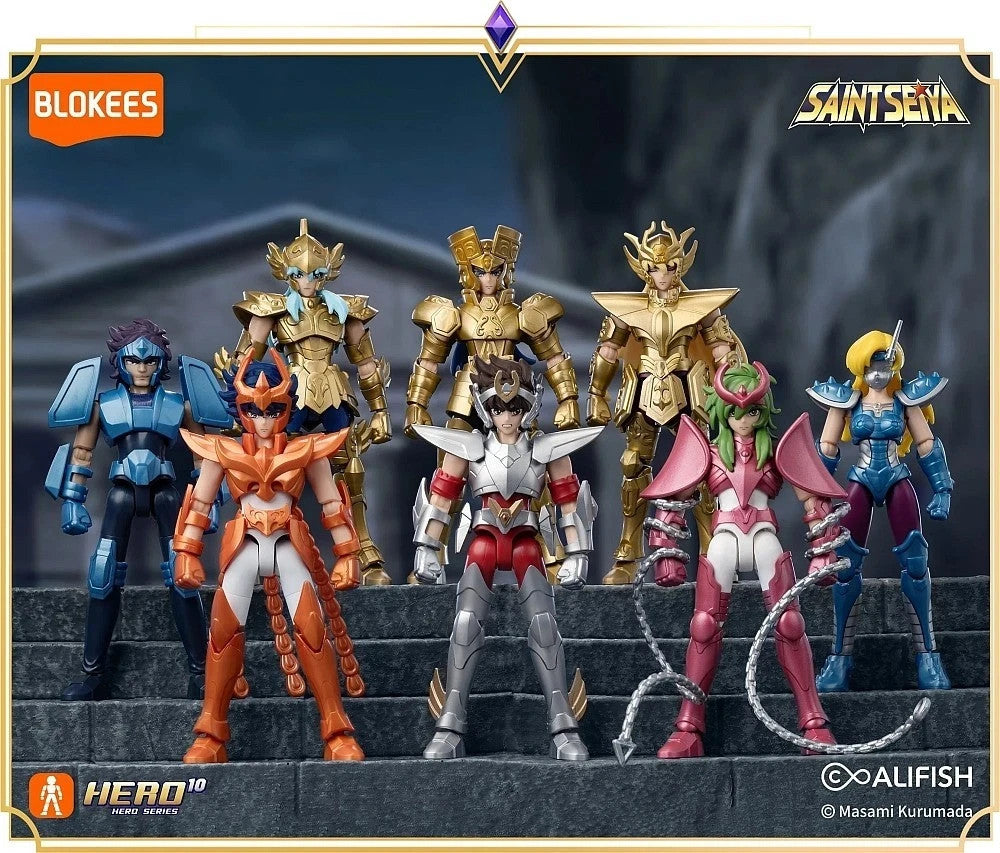 Blokees - SAINT SEIYA Galaxy version 04 BLIND BOX 1 personaggio random 10 cm