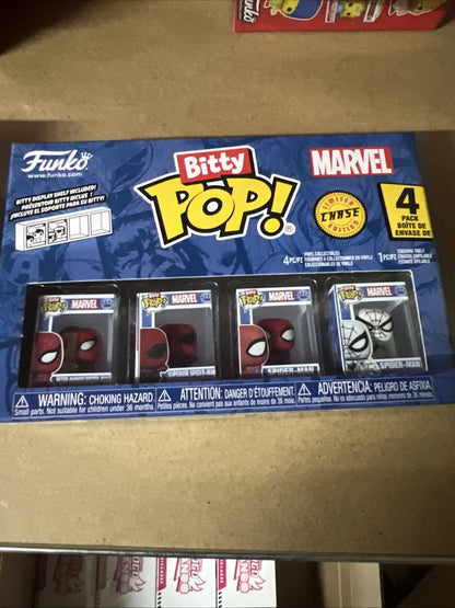 Merchandising Marvel: Funko Bitty Pop - Spider-Man - Parker Split 4Pk