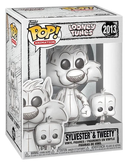 Looney Tunes Pop!&buddy Animation Vinile Figura Sylvester&tweety 9 Cm Funko