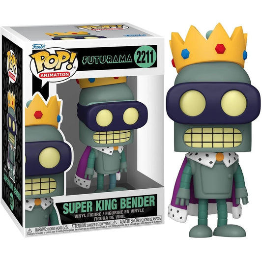 Funko Pop! Animation: Futurama (2211) Super King Bender Vinyl Figure (Preordine)