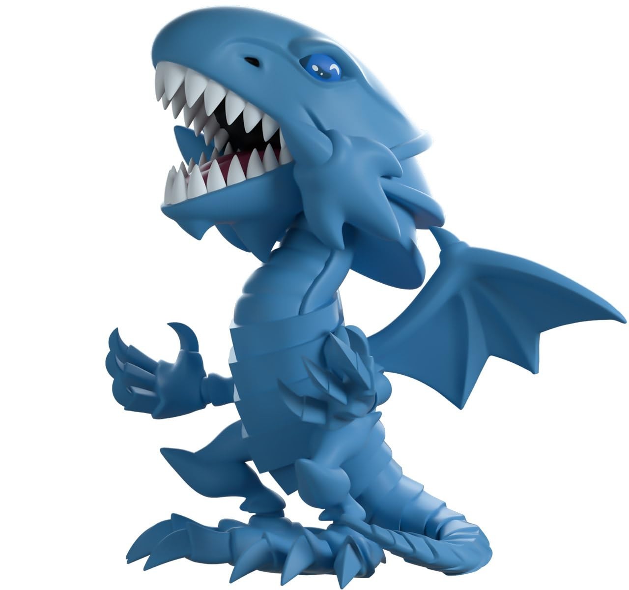 Yu-gi-oh! Vinile Figura Blue Eyes White Dragon 10 Cm Youtooz + protector