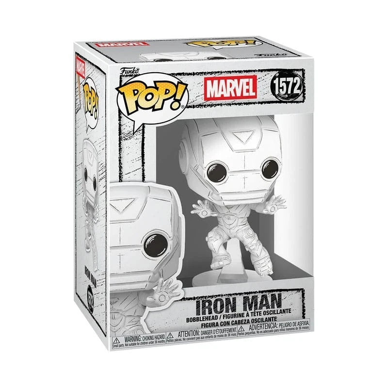 Marvel Pop! Vinile Figura Sketched - Iron Man 9 Cm Funko