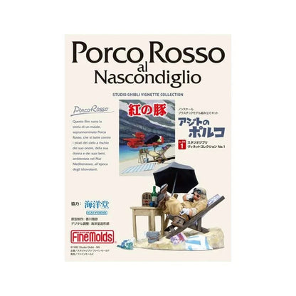 PORCO ROSSO HIDEOUT 1/48 TO PAINT MK Model Kit Studio Ghibli
