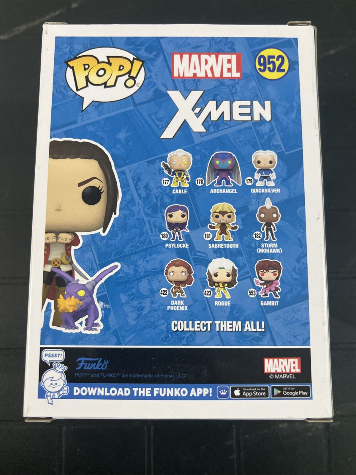 FUNKO POP- X-MEN, KATE PRYDE WITH LOCKHEED #952 ROVINATA